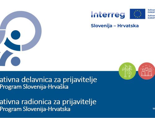 OBVESTILO – Posnetek on-line informativne delavnice (projekti manjšega obsega)