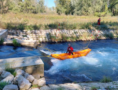 Reševanje iz vode – skupne vaje gasilcev iz Maribor in Čakovca