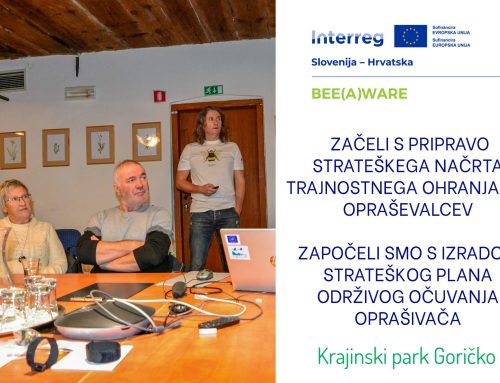 Priprava Strateškega načrta trajnostnega ohranjanja opraševalcev / Izrada Strateškog plana održivog očuvanja oprašivača