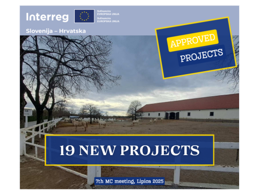 Odobreni standardni projekti u okviru Otvorenog poziva Interreg programa Slovenija – Hrvatska 2021. – 2027.