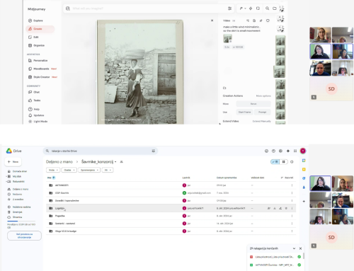 Spletni sestanek partnerjev projekta Šavrinke / Online sastanak partnera projekta Šavrinke