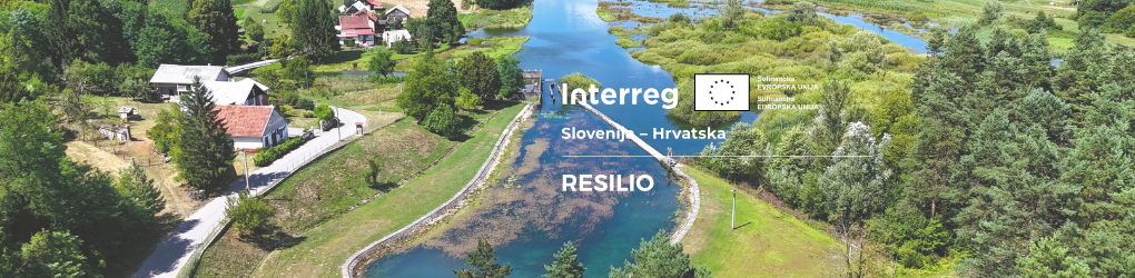 Izvor zagorske Mrežnice i logo Resilio