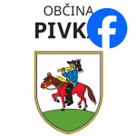 Občina Pivka logo - veza na Facebook