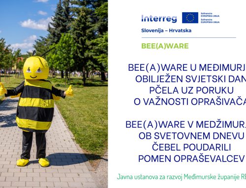 BEE(A)WARE u Međimurju: obilježen Svjetski dan pčela uz poruku o važnosti oprašivača / BEE(A)WARE v Medžimurju: ob svetovnem dnevu čebel poudarili pomen opraševalcev