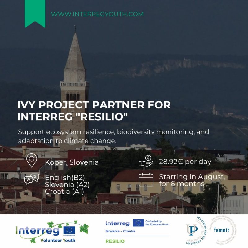 IVY_UP FAMNIT poziv poster poziva za IVY natječaj projekta Resilio