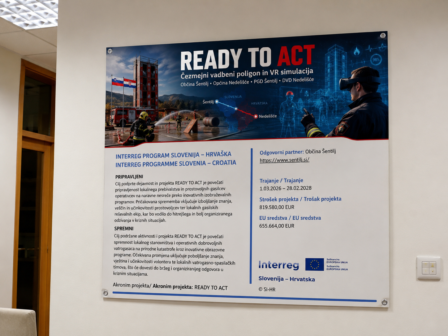 novinarska konferenca (4) plakat projekta Interreg READY TO ACT