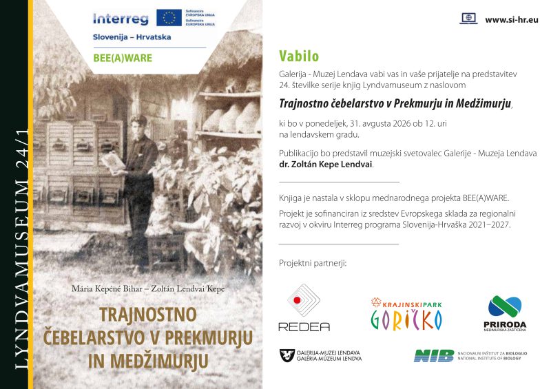 Vabilo_Trajnostno čebelarstvo v Prekmurju in Medžimurju_FB